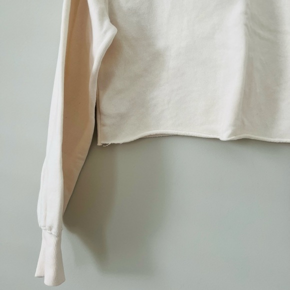 H&M Divided off white cropped sweatshirt size S - Picture 7 of 7